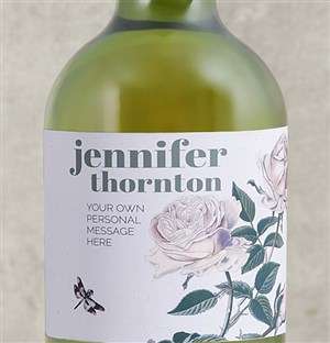 Personalised Rose Bush Wine Gift