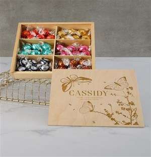 Personalised Butterfly Lindt Crate