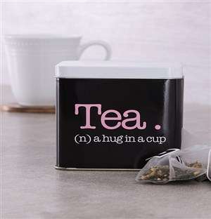 Personalised Hug Tea Tin