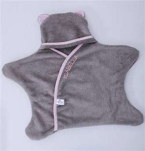Personalised Grey and Pink Star Wrap