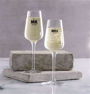 Wedding Champagne Glass Set