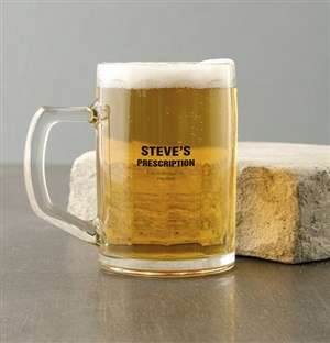 Personalised Prescription Beer Mug