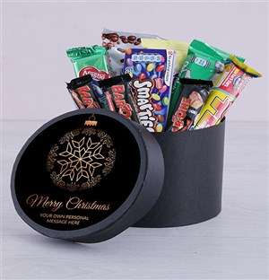 Personalised Christmas Ornament Chocolate Hat Box