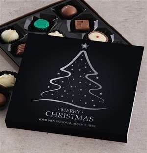 Personalised Christmas Magic Choc Tray