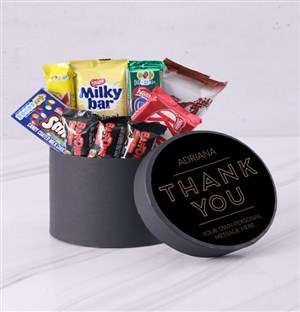 Personalised Thank You Hat Box