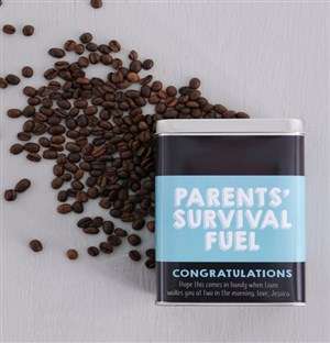 Personalised Parents Survival Coffee Tin