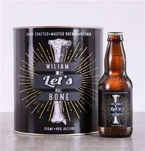 Personalised Lets Bone Craft Beer