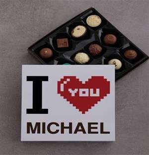 Personalised Chocolate Love Tray