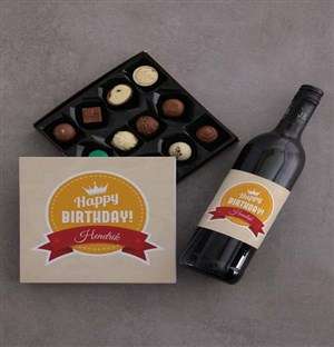 Personalised Birthday Chocolate Tray