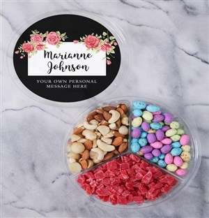 Personalised Blossom Fruit And Nut Tub