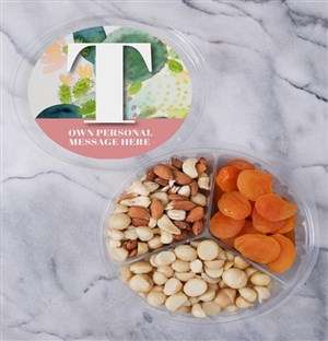 Personalised Botanical Fruit and Nut Tub