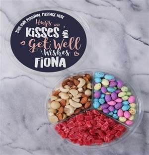 Personalised Hugs Fruit and Nut Tub