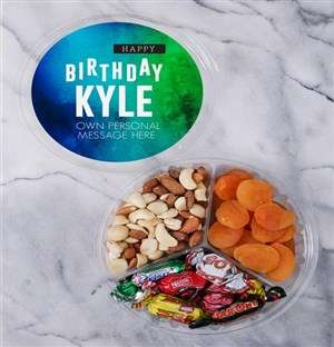 Personalised Gradient Fruit and Nut Tub