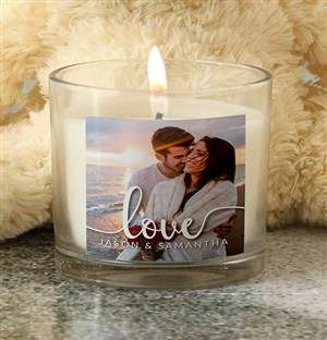 Personalised Photo Candle