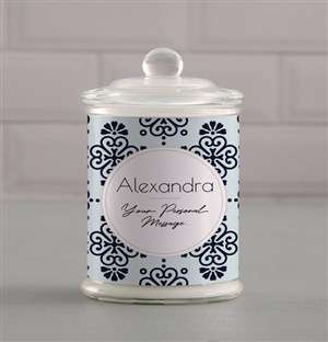 Personalised Patterned Candle Jar
