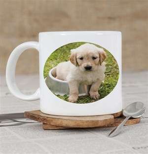 Personalised Puppy Photo Mug