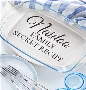 Personalised Family Secret Recipe Dish