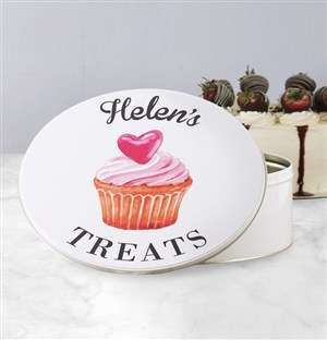Personalised Treats Cookie Tin