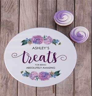 Personalised Floral Cookie Tin
