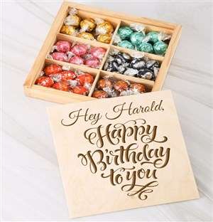 Personalised Birthday Choc Treasure Box