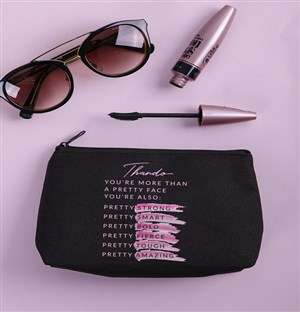 Personalised Pretty Face Cosmetic Bag