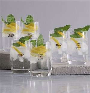 Personalised Birthday Celebration Glass Set