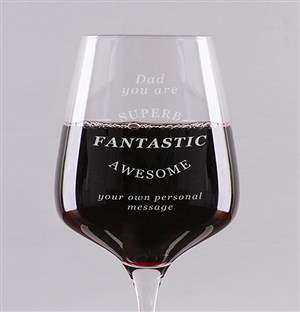 Personalised Superb Wine Glass