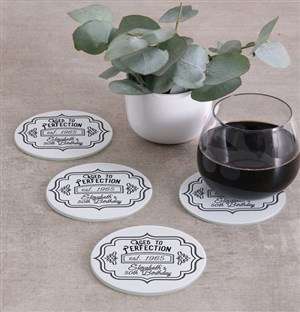 Personalised Aged Perfection Coasters