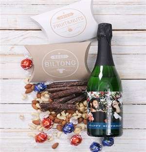 Personalised Birthday Photo Gourmet Hamper