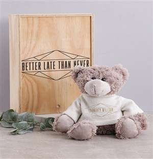 Personalised Diamond Teddy in Box