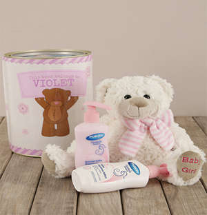 Personalised Baby Girl Tin