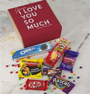 Personalised Love You Gourmet Box