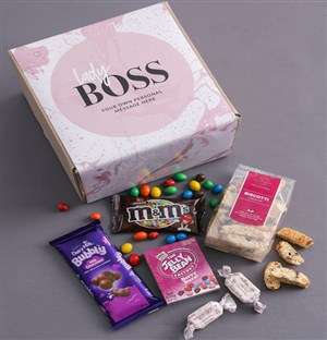 Personalised Lady Boss Gourmet Box