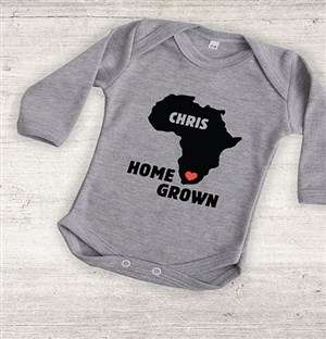 Personalised Home Grown Onesie