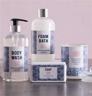 Personalised Blue Marakesh Gift Set