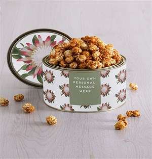 Personalised Protea Popcorn Tin