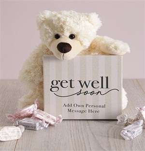 Personalised Get Well Soon Box of Nougat