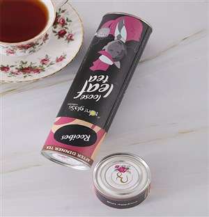 Personalised Floral Toni Glass Loose Leaf Tea