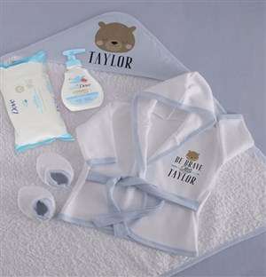 Personalised Brave Baby Spoil Set