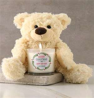 Personalised Merry Christmas Candle