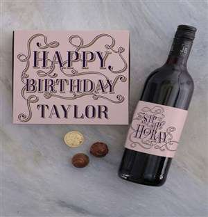 Personalised Birthday Hooray Gift Set