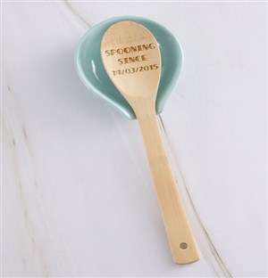 Personalised Spooning Together Wooden Spoon