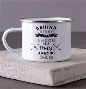 Personalised Truly Amazing Dad Camper Mug