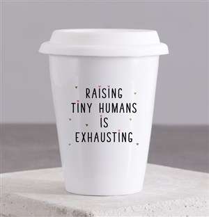 Personalised Tiny Humans Ceramic Travel Mug