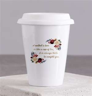 Personalised Love Of Mother Ceramic Travel Mug