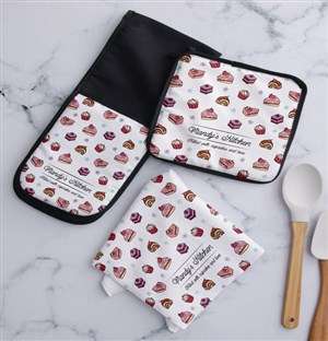 Personalised Cupcakes Kitchen Set