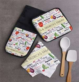 Personalised Fruit And Veg Kitchen Set