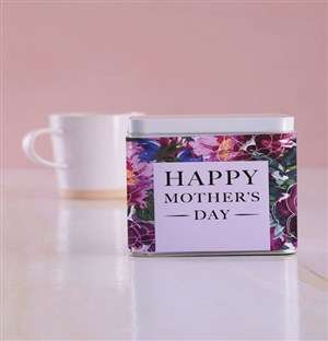 Personalised Mothers Day White Tea Tin