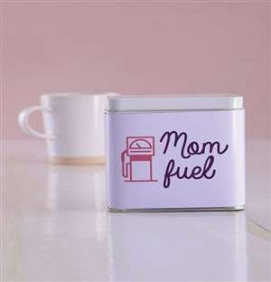 Personalised Mom Fuel White Tea Tin