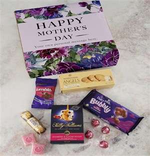 Personalised Floral Mothers Day Gourmet Box